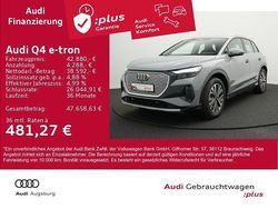 Grau Gebraucht 2025 Audi Q4 e-tron Sport SUV | 42.470 € (Guter Preis)