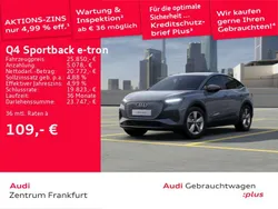 Kieselgrau/kieselgrau Gebraucht 2023 Audi Q4 Sportback e-tron SUV | 25.850 € (Guter Preis)