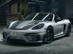 Gtsilbermetallic Gebraucht 2025 Porsche 718 Spyder Sport Cabrio | 166.718 € (Fairer Preis)