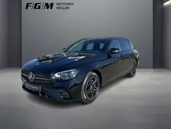 Unilack schwarz Gebraucht 2023 Mercedes E300 AMG line Kombi | 49.630 € (Guter Preis)