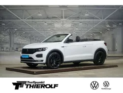 Pure white schwarz Gebraucht 2021 VW T-Roc Cabriolet R-line Cabrio | 27.480 € (Guter Preis)