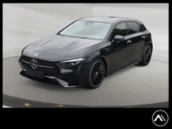 Metalliclack kosmosschwarz Gebraucht 2024 Mercedes A220 Limousine | 39.479 € (Teuer)
