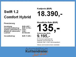 Frontier/super black pearl met Neu 2025 Suzuki Swift Comfort Kleinwagen | 16.890 €