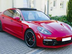 Rot Gebraucht 2017 Porsche Panamera Turbo Executive Limousine | 69.500 € (Teuer)