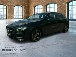 Metalliclack kosmosschwarz Gebraucht 2022 Mercedes A180 AMG Limousine | 25.800 € (Guter Preis)