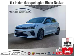 Ud) schneeweiss (weiss Gebraucht 2021 Kia Rio GT-Line Limousine | 16.989 € (Fairer Preis)