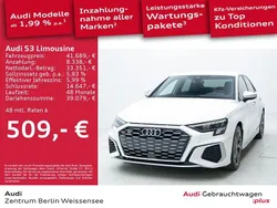 Weiß Gebraucht 2023 Audi S3 Sport Limousine | 41.689 € (Fairer Preis)