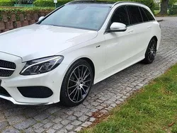 Weiß Gebraucht 2015 Mercedes C400 AMG line Kombi | 20.800 € (Fairer Preis)