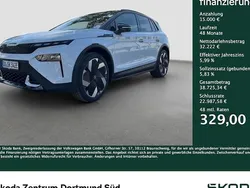 Moonweiß perleffekt / blackmag Gebraucht 2025 Skoda Elroq First Edition SUV | 47.222 € (Fairer Preis)