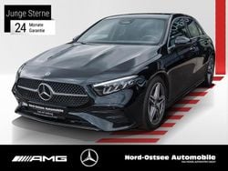 Metalliclack kosmosschwarz Gebraucht 2023 Mercedes A180 AMG Limousine | 27.790 € (Guter Preis)