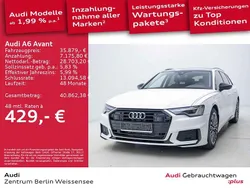 Ibisweiß Gebraucht 2021 Audi A6 Design Kombi | 35.879 € (Guter Preis)