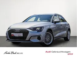 Silber (florettsilber metallic) Gebraucht 2021 Audi A3 Sportback Advanced Plus Limousine | 18.870 € (Fairer Preis)