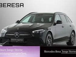 Schwarz Gebraucht 2022 Mercedes C220 AMG Kombi | 35.580 € (Teuer)