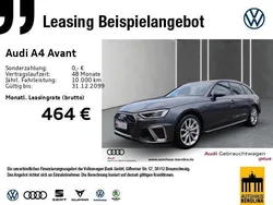 Grau Gebraucht 2024 Audi A4 S-Line Kombi | 37.777 € (Fairer Preis)