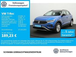 Ravennablau metallic/schwarz Gebraucht 2025 VW T-Roc Life SUV | 25.690 € (Guter Preis)