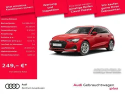 Progressivrot Gebraucht 2024 Audi A3 Sportback Sport Limousine | 34.988 € (Guter Preis)