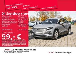 Kieselgrau Gebraucht 2022 Audi Q4 Sportback e-tron Comfort SUV | 23.747 € (Guter Preis)