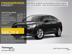 Schwarz Gebraucht 2025 Audi Q3 Sportback S-Line SUV | 41.380 € (Fairer Preis)