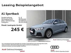 Grau Gebraucht 2024 Audi A1 Sportback Advanced Plus Kleinwagen | 21.980 € (Guter Preis)