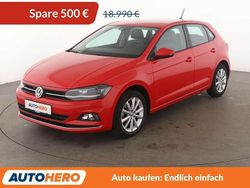 Flashrot Gebraucht 2018 VW Polo Highline Kleinwagen | 18.490 € (Fairer Preis)