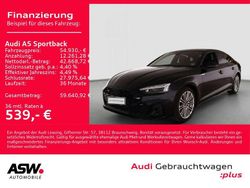 Mythosschwarz metallic Gebraucht 2025 Audi A5 Sportback S-Line Kleinwagen | 54.930 €