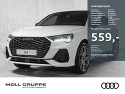 Gletscherweiß metallic Gebraucht 2025 Audi Q3 Sportback S-Line SUV | 51.990 € (Teuer)
