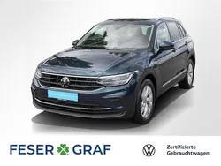 Nightshade blue metallic Gebraucht 2024 VW Tiguan Move SUV | 28.440 € (Superpreis)