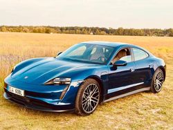 Blau Gebraucht 2023 Porsche Taycan Limousine | 62.761 € (Superpreis)