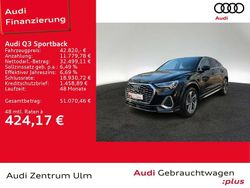 Mythosschwarz metallic Gebraucht 2025 Audi Q3 S-Line SUV | 42.820 € (Fairer Preis)