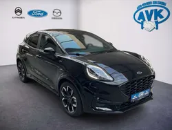 Obsidianschwarz metallic Gebraucht 2024 Ford Puma ST-Line SUV | 27.990 € (Fairer Preis)