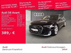 Brillantschwarz/brillantschwar Gebraucht 2023 Audi S6 Ambiente Kombi | 55.850 €