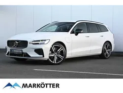 Ice white (weiss) Gebraucht 2021 Volvo V60 R-Design Kombi | 38.745 € (Teuer)