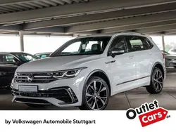 Pure white Gebraucht 2022 VW Tiguan Allspace R-line SUV | 29.930 € (Fairer Preis)