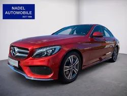 Hyazinthrot designo lack (metallic) Gebraucht 2018 Mercedes C250 AMG line Limousine | 21.990 € (Guter Preis)