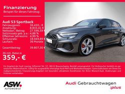 Daytonagrau perleffekt Gebraucht 2022 Audi S3 Ambiente Limousine | 36.430 € (Fairer Preis)