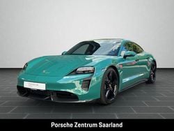 Individualfarben: smyrnagrün Gebraucht 2023 Porsche Taycan Limousine | 89.850 € (Superpreis)