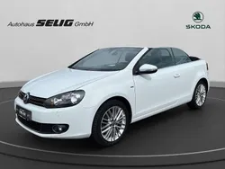 Weiss Gebraucht 2014 VW Golf Cabriolet Cup Cabrio | 8.990 € (Guter Preis)