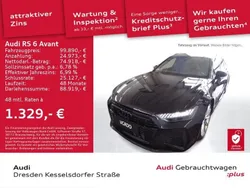 Sebringschwarz kristalleffekt Gebraucht 2022 Audi RS6 Ambiente Kombi | 99.890 €