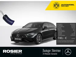 Schwarz / kosmosschwarz Gebraucht 2024 Mercedes CLA35 AMG Advanced Plus Kombi | 46.774 € (Guter Preis)