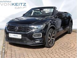 Schwarz Gebraucht 2021 VW T-Roc Cabriolet R-line Cabrio | 27.450 € (Fairer Preis)
