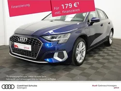 Navarrablau metallic Gebraucht 2021 Audi A3 Sportback e-tron Advanced Limousine | 24.950 € (Fairer Preis)