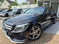 Schwarz Gebraucht 2015 Mercedes C220 AMG line Limousine | 18.990 € (Teuer)