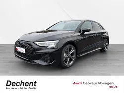 Schwarz Gebraucht 2024 Audi A3 Sportback S-Line Limousine | 37.900 € (Fairer Preis)