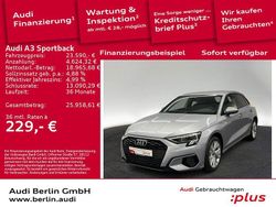 Florettsilber metallic Gebraucht 2021 Audi A3 Sportback e-tron Ambiente Limousine | 23.590 € (Fairer Preis)