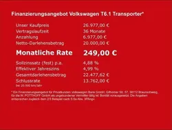 Weiss Gebraucht 2022 VW T6.1 Van | 26.977 € (Guter Preis)