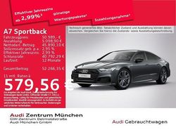 Grau Gebraucht 2023 Audi A7 Sportback S-Line Kleinwagen | 50.989 € (Teuer)