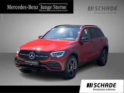 Rot Gebraucht 2020 Mercedes GLC300e AMG line SUV | 40.750 € (Fairer Preis)