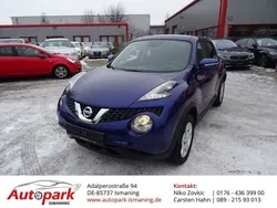 Blau Gebraucht 2015 Nissan Juke Visia+ SUV | 11.990 € (Etwas zu teuer)
