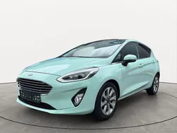 Aquamaringrünmet. Gebraucht 2018 Ford Fiesta Kleinwagen | 14.400 € (Teuer)