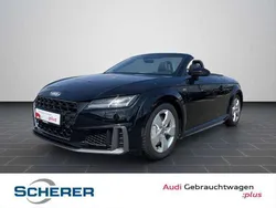 Mythosschwarz metallic/verdeck Gebraucht 2021 Audi TT S-Line Cabrio | 33.990 € (Fairer Preis)